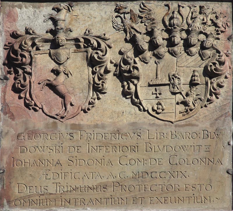 Tablica na domu Bludowskich, 2008